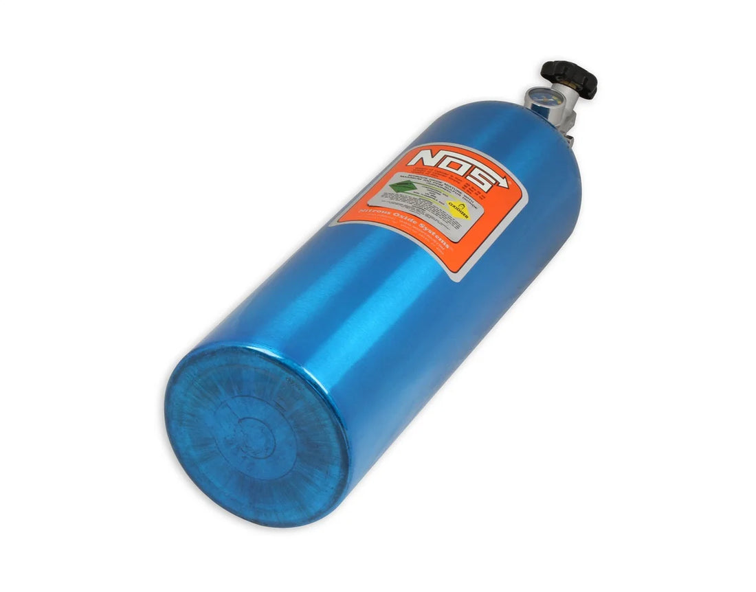 NOS/Nitrous Oxide System 15 lb Nitrous Bottle w/ NOS Blue Finish & Super Hi Flo Valve 14750NOS - Additional View 7