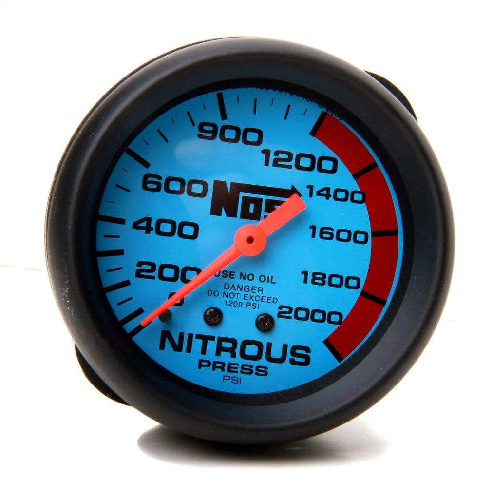 NOS/Nitrous Oxide System 2-5/8" - 0-2000 PSI - Blue Face 15911NOS