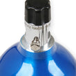 Load image into Gallery viewer, NOS/Nitrous Oxide System 2 lb Nitrous Bottle w/ NOS Blue Finish &amp; Mini Hi-Flo Valve 14710NOS - Side View