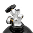 Load image into Gallery viewer, NOS/Nitrous Oxide System 20 lb Nitrous Bottle w/ Black Finish &amp; Super Hi Flo Valve &amp; Gauge 14760BNOS - Installation View