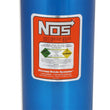 Load image into Gallery viewer, NOS/Nitrous Oxide System 20 lb Nitrous Bottle w/ NOS Blue Finish &amp; Super Hi Flo Valve 14760NOS - Back View