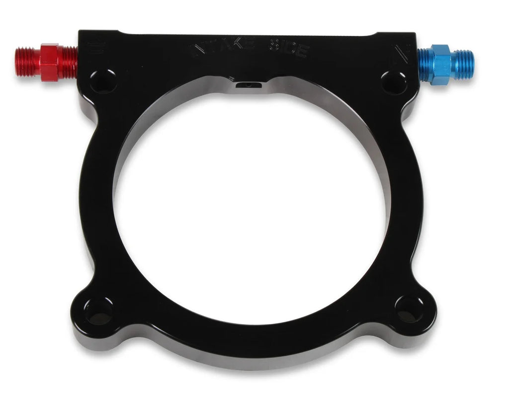 NOS/Nitrous Oxide System 2011-2021 Ford 5.0L V8 Coyote Engine. 80mm plate, mounting bolts, and jets. 13125NOS - Side View
