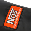 Load image into Gallery viewer, NOS/Nitrous Oxide System 7" Diameter Black Bottle Blanket with Velcro Closure. For 10 lb Nitrous Bottles. 14165BNOS - Back...