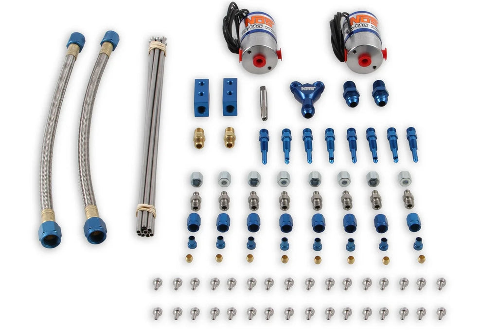 NOS/Nitrous Oxide System Dry "Professional" Nitrous System V8 Systems w/Fan Spray Nozzles without bottle 04470NOS - Main P...