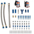 Load image into Gallery viewer, NOS/Nitrous Oxide System Dry "Professional" Nitrous System V8 Systems w/Fan Spray Nozzles without bottle 04470NOS - Side View