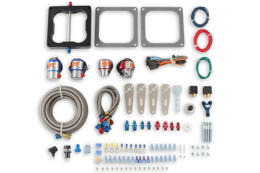NOS/Nitrous Oxide System Dual Stage Big Shot Nitrous System Pro 2 Stage V8 Dominator 02302NOS - Side View