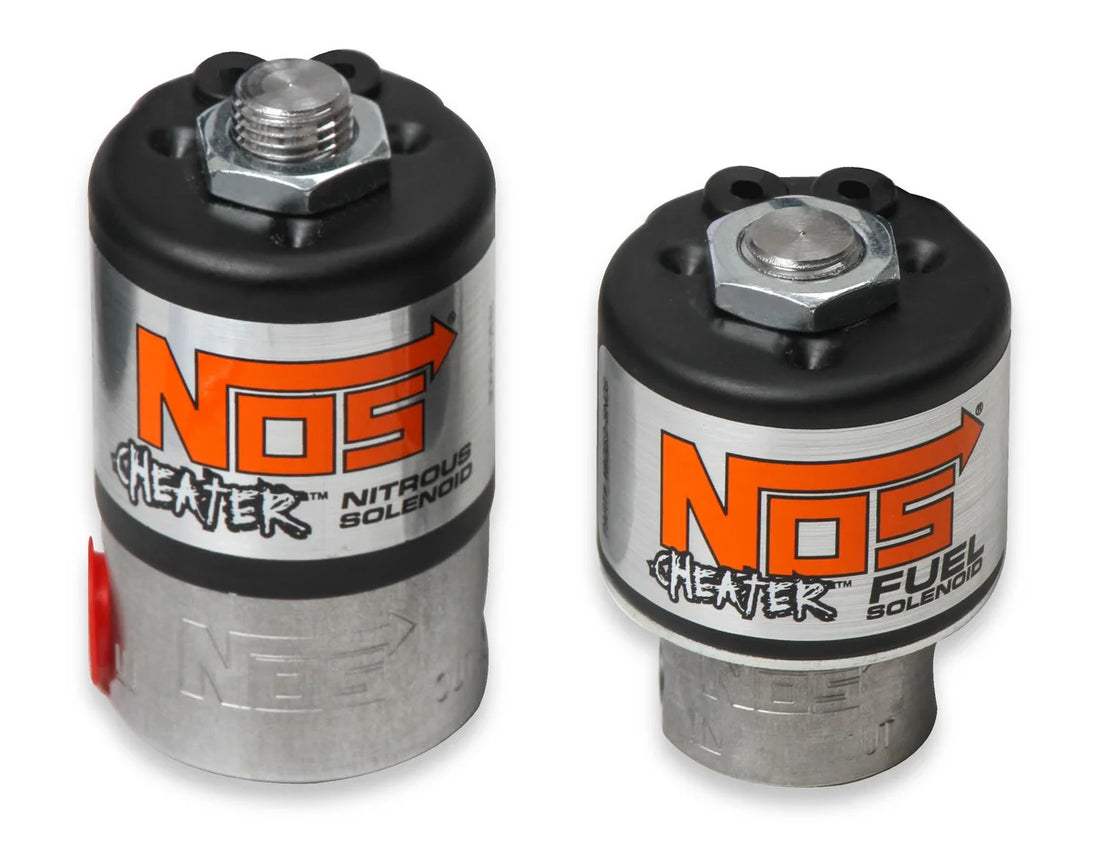 NOS/Nitrous Oxide System Fits Holley 4150 and Carter AFB (late), 200-500 HP, includes Black 10 lb Bottle 02301BNOS - Side ...