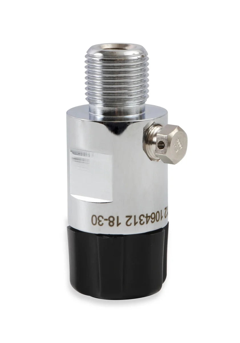 NOS/Nitrous Oxide System Hi-Flo™ Nitrous Bottle Valve For NOS 1 lb, 2 lb & 2.5 lb Bottles 16145NOS - Back View