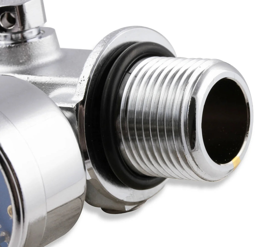 NOS/Nitrous Oxide System Hi-Flo™ Nitrous Valve For NOS bottles 5 lbs. and larger 16137NOS - Installation View