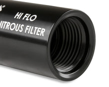 Load image into Gallery viewer, NOS/Nitrous Oxide System High pressure nitrous filter, -4AN x -4AN in-line billet aluminum (140 micron) 15555NOS - Additio...