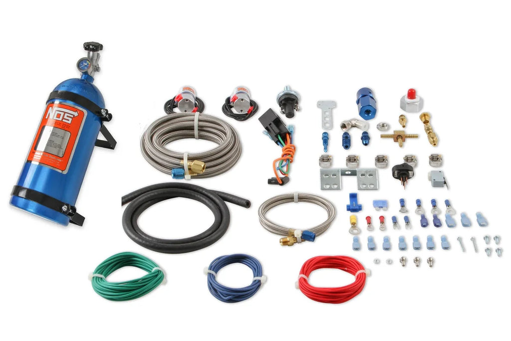 NOS/Nitrous Oxide System Import Nitrous Dry System 40-75 HP, includes 10lb Blue Bottle 05122NOS - Main Product View