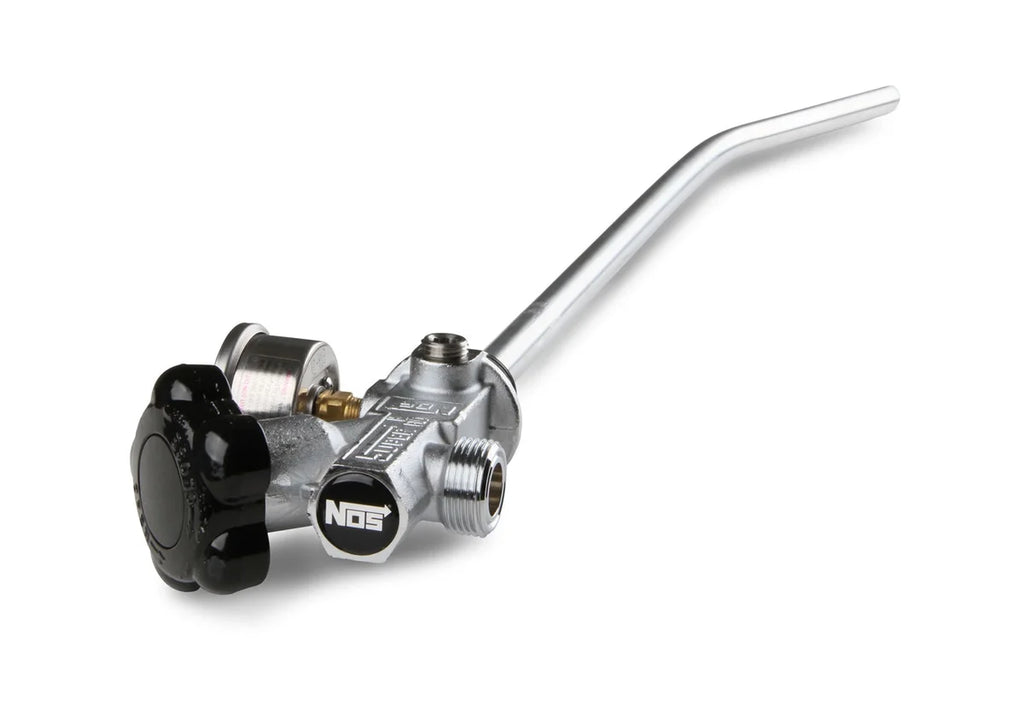NOS/Nitrous Oxide System NOS 15lb & 20lb Bottle Super Hi-Flow Valve Assembly w/Siphon Tube & Black Gauge 16340ABNOS - Addi...