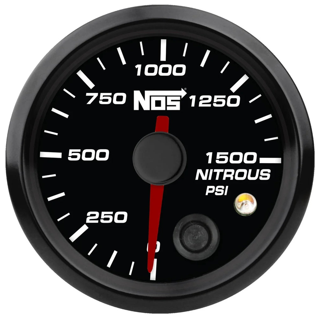 NOS/Nitrous Oxide System NOS Analog Style 2-1/16" Nitrous Pressure Gauge 15939NOS - Main Product View