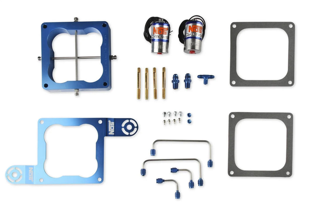 NOS/Nitrous Oxide System NOS Crosshair Plate 4500 Dominator Flange Professional Kit - Dry 02157NOS - Side View