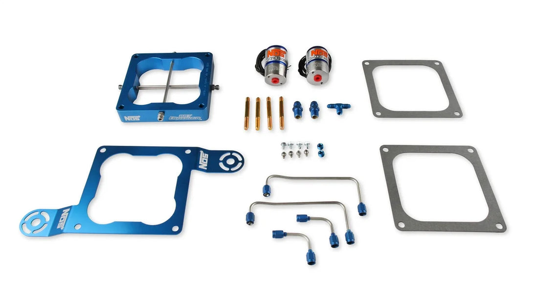 NOS/Nitrous Oxide System NOS Crosshair Plate 4500 Dominator Flange Professional Kit - Dry 02157NOS - Back View