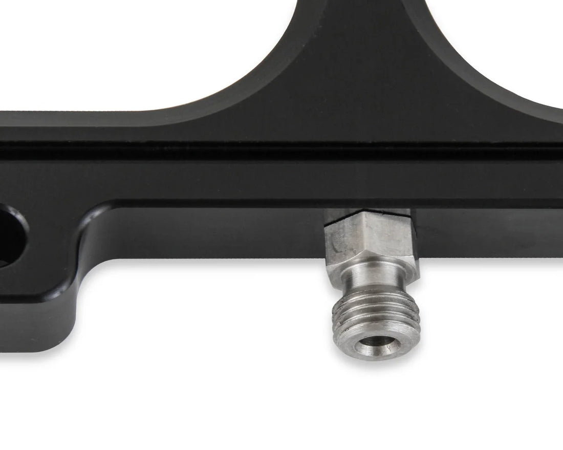 NOS/Nitrous Oxide System NOS Dry Nitrous Plate for Holley LS Hi-Ram EFI Intake Manifolds-Black 12535BNOS - Side View
