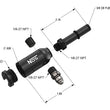 Load image into Gallery viewer, NOS/Nitrous Oxide System NOS Late Model Billet Fuel Line Adapter - Fits 3/8" Fuel Rail 17002NOS - Additional View 6