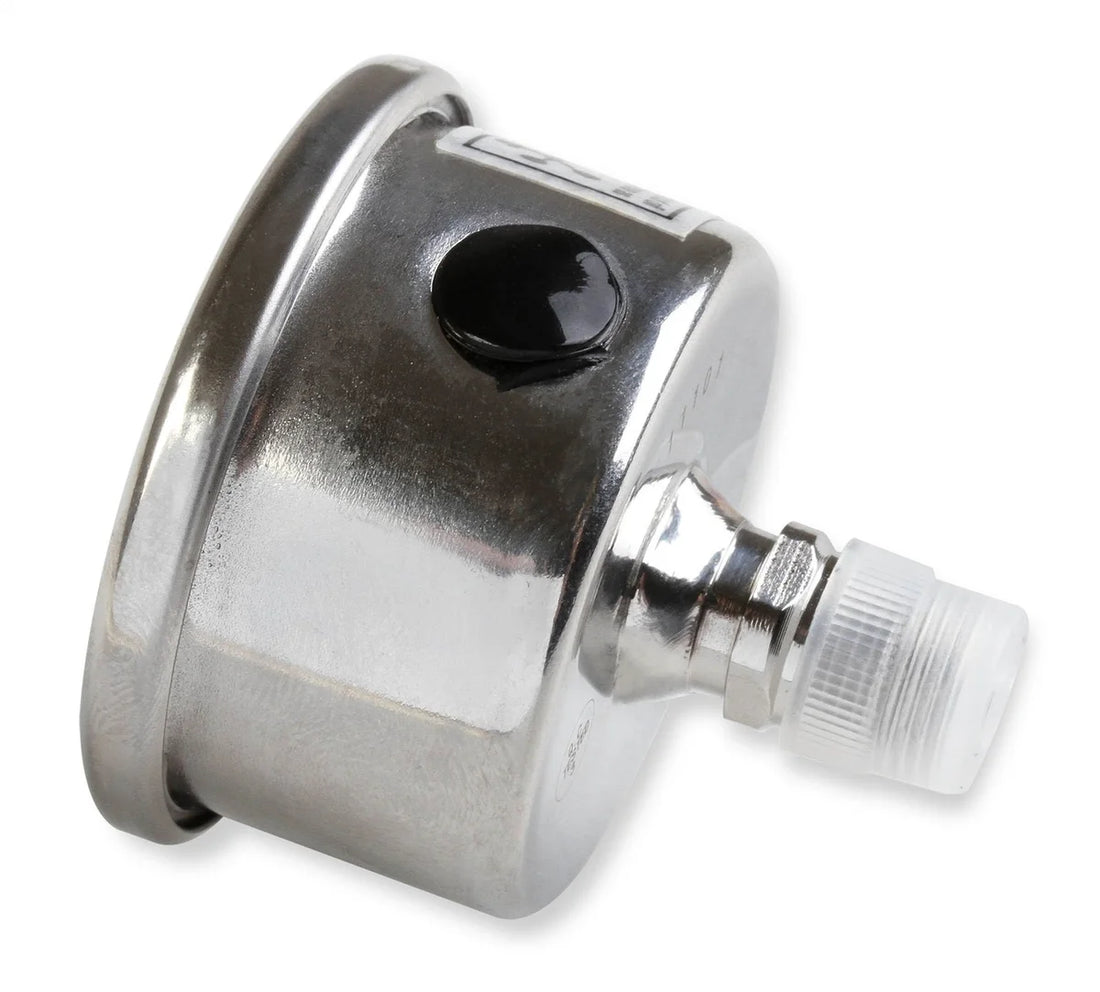 NOS/Nitrous Oxide System NOS Nitrous Gauge, Blue, 1-1/2", Liquid Filled 15918NOS - Side View