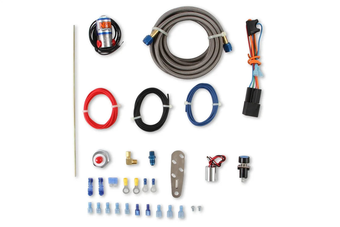 NOS/Nitrous Oxide System NOS Ntimidator Illuminated LED Purge Kit with 10 lb Bottle 16029NOS - Side View