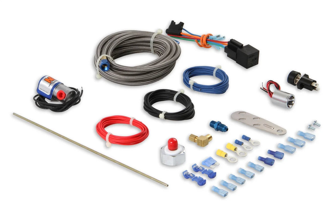 NOS/Nitrous Oxide System NOS Ntimidator Illuminated LED Purge Kit with 5 lb Bottle 16028NOS - Back View