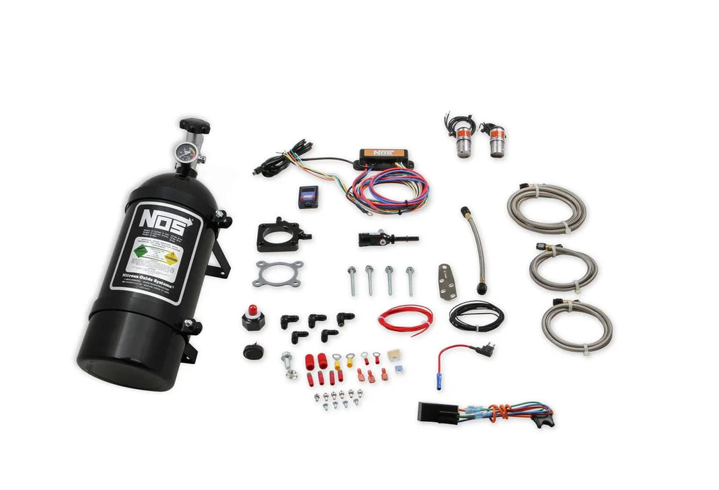 NOS/Nitrous Oxide System NOS Plate Wet Nitrous System - Polaris RZR 03027-10BNOS - Side View
