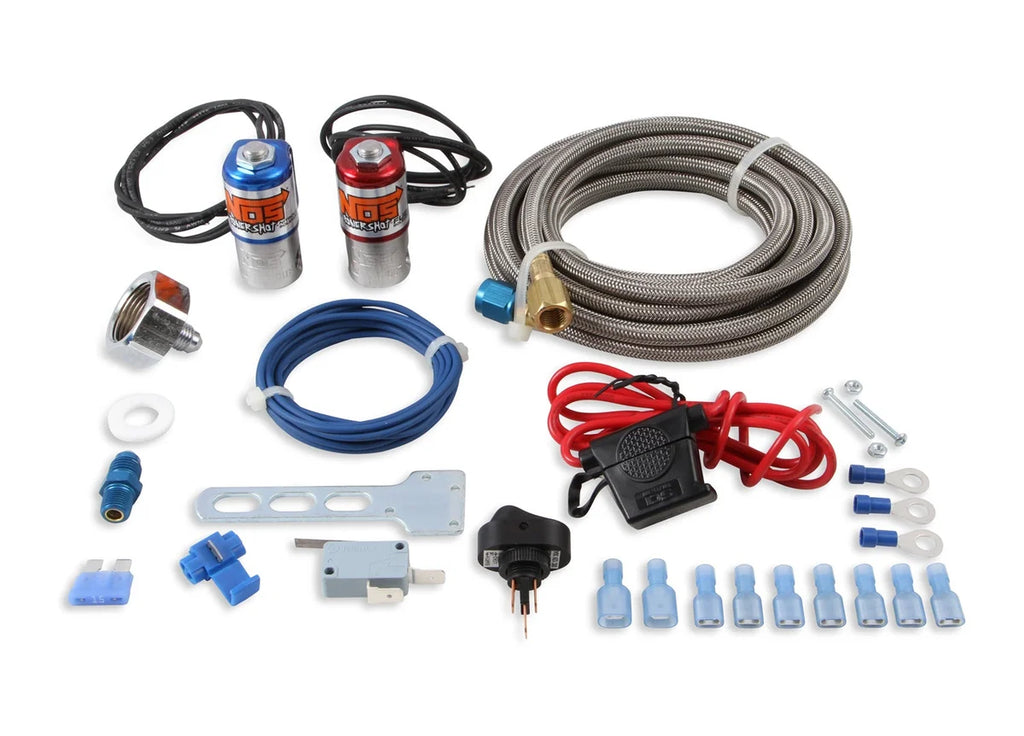 NOS/Nitrous Oxide System NOS "Powershot" Nitrous System, Universal w/o Injector Plate, w/10 lb Bottle 05000NOS - Back View