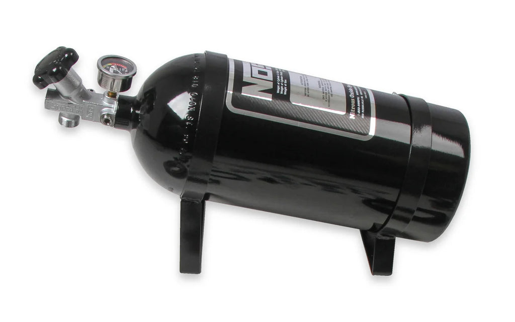 NOS/Nitrous Oxide System NOS Powershot Wet Basic Nitrous Kit without Injector Plate - Black 05000BNOS - Side View