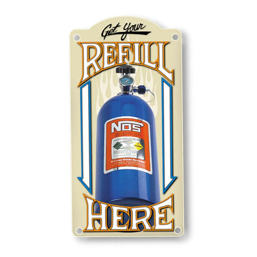 NOS/Nitrous Oxide System NOS Refill Metal Sign 19326NOS