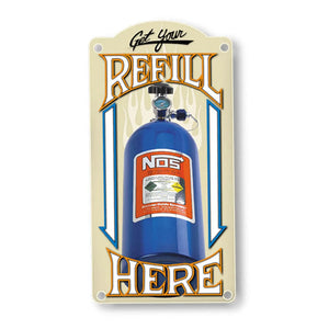 NOS/Nitrous Oxide System NOS Refill Metal Sign 19326NOS
