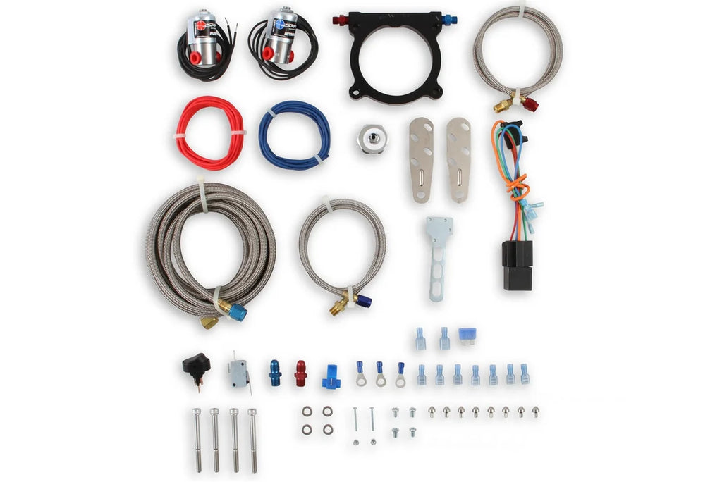 NOS/Nitrous Oxide System NOS Sniper Plate Wet Nitrous Plate System - Ford 07166NOS - Side View