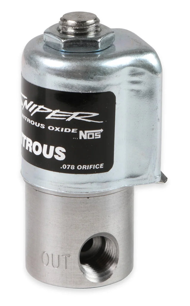NOS/Nitrous Oxide System NOS Sniper Wet Nitrous Plate Kit - 4150 Square Bore 07001NOS - Installation View