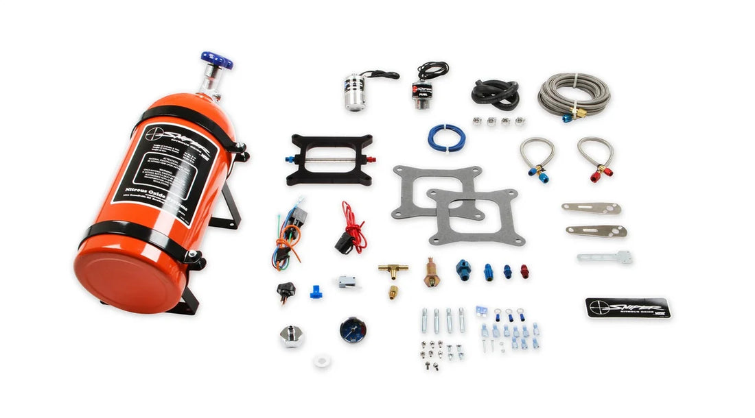 NOS/Nitrous Oxide System NOS Sniper Wet Nitrous Plate Kit - 4150 Square Bore 07002NOS - Side View
