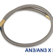 Load image into Gallery viewer, NOS/Nitrous Oxide System NOS Stainless Steel Braided Hose -3AN 3-foot Blue - Main Product View