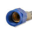 Load image into Gallery viewer, NOS/Nitrous Oxide System NOS Stainless Steel Braided Hose -3AN 3-foot Blue - Detail View