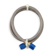 Load image into Gallery viewer, NOS/Nitrous Oxide System NOS Stainless Steel Braided Hose -4AN 2-foot Blue - Side View