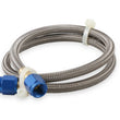 Load image into Gallery viewer, NOS/Nitrous Oxide System NOS Stainless Steel Braided Hose -4AN 2-foot Blue - Back View