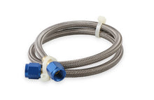 Load image into Gallery viewer, NOS/Nitrous Oxide System NOS Stainless Steel Braided Hose -4AN 2-foot Blue - Back View