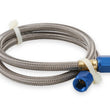 Load image into Gallery viewer, NOS/Nitrous Oxide System NOS Stainless Steel Braided Hose -4AN 2-foot Blue - Installation View