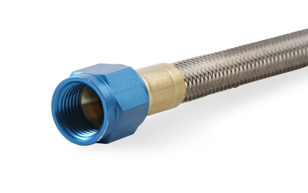 NOS/Nitrous Oxide System NOS Stainless Steel Braided Hose -6AN 1-foot Blue - Additional View 5