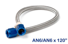 Load image into Gallery viewer, NOS/Nitrous Oxide System NOS Stainless Steel Braided Hose -6AN 10-foot Blue