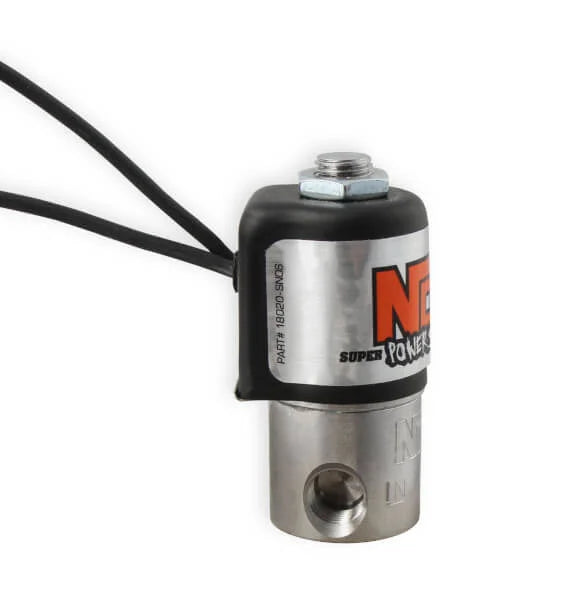 NOS/Nitrous Oxide System NOS Super Powershot Wet Nitrous System for 4150 4-barrel Carburetor - Black 05101BNOS - Side View
