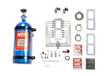 Load image into Gallery viewer, NOS/Nitrous Oxide System NOS Supercharger Nitrous System,Polished Plate,Red/Blue Plumbing,Blue Bottle 02520-CNOS - Main Pr...