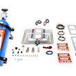 Load image into Gallery viewer, NOS/Nitrous Oxide System NOS Supercharger Nitrous System,Polished Plate,Red/Blue Plumbing,Blue Bottle 02520-CNOS - Side View