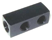 Load image into Gallery viewer, NOS/Nitrous Oxide System Nitrous Distribution Block, 1 In 4 Out - 1/8&quot; NPT Standard Block, Black 16710NOS
