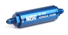Load image into Gallery viewer, NOS/Nitrous Oxide System Nitrous Filter, High Pressure, -4AN x -4AN In-Line Billet Aluminum (140 micron) 15550NOS