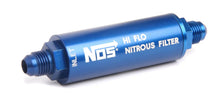 Load image into Gallery viewer, NOS/Nitrous Oxide System Nitrous Filter, High Pressure, -6AN x -6AN In-Line Billet Aluminum (140 micron) 15552NOS - Main P...