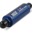 Load image into Gallery viewer, NOS/Nitrous Oxide System Nitrous Filter, High Pressure, -6AN x -6AN In-Line Billet Aluminum (140 micron) 15552NOS - Side View