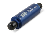 Load image into Gallery viewer, NOS/Nitrous Oxide System Nitrous Filter, High Pressure, -6AN x -6AN In-Line Billet Aluminum (140 micron) 15552NOS - Side View
