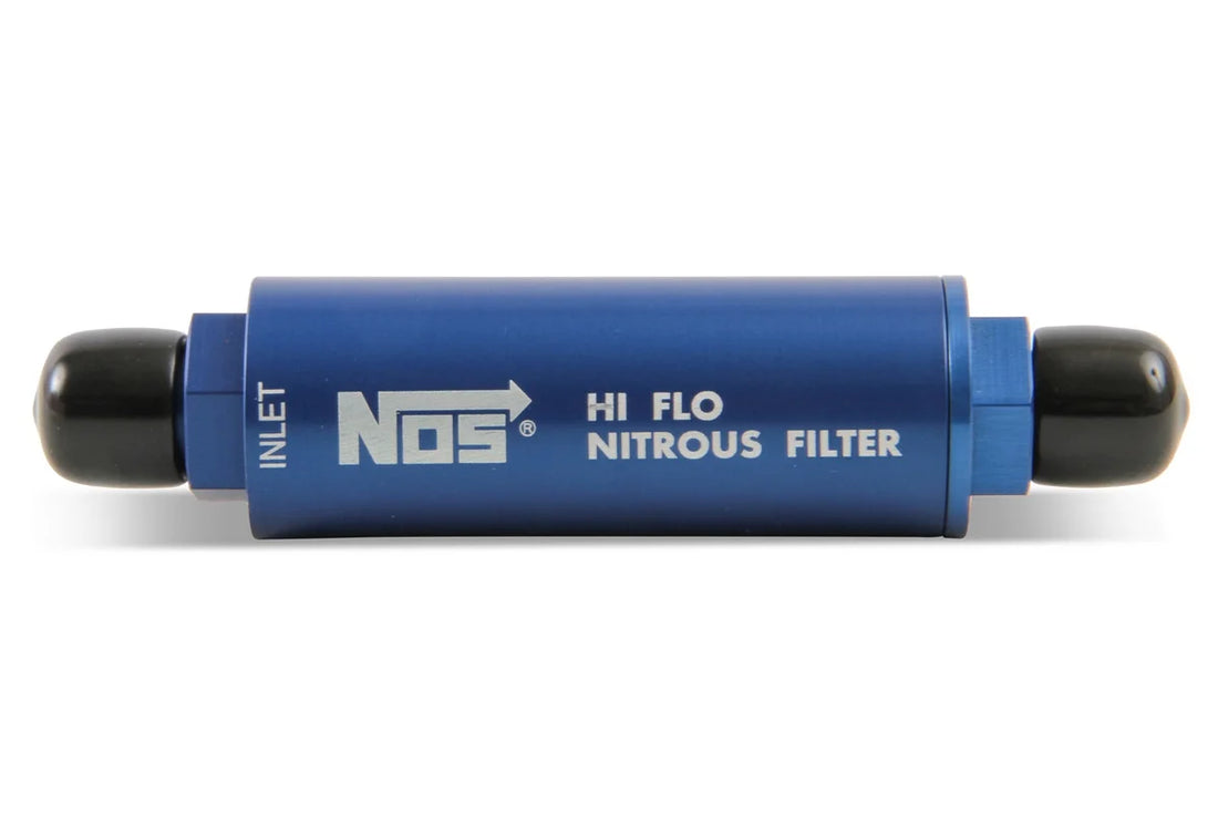 NOS/Nitrous Oxide System Nitrous Filter, High Pressure, -6AN x -6AN In-Line Billet Aluminum (140 micron) 15552NOS - Detail...