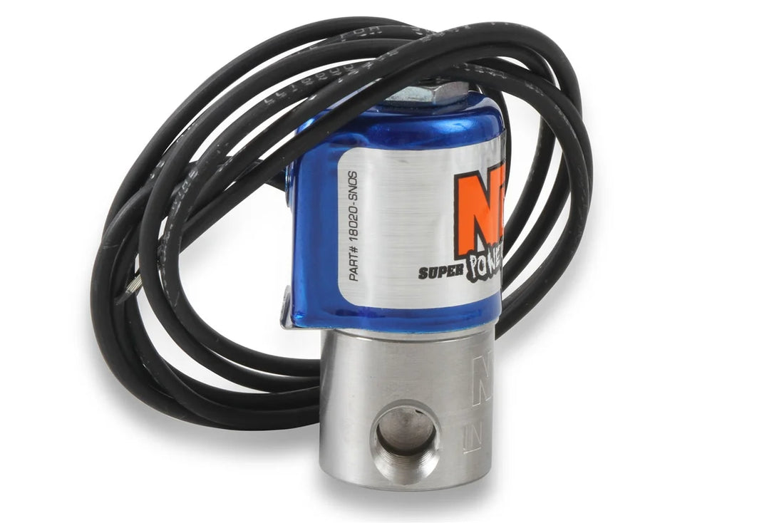 NOS/Nitrous Oxide System Ntimidator™ Illuminated BLUE LED Nitrous Purge Kit Nitrous Kits w/-4AN Feed Line 16033NOS - Addit...